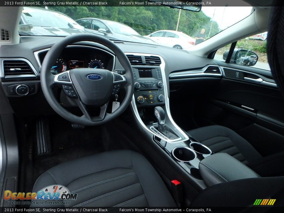 2013 Ford Fusion SE Sterling Gray Metallic / Charcoal Black Photo #17