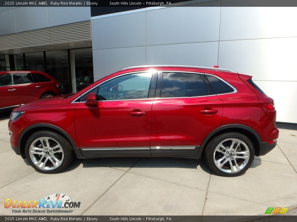 2015 Lincoln MKC AWD Ruby Red Metallic / Ebony Photo #2
