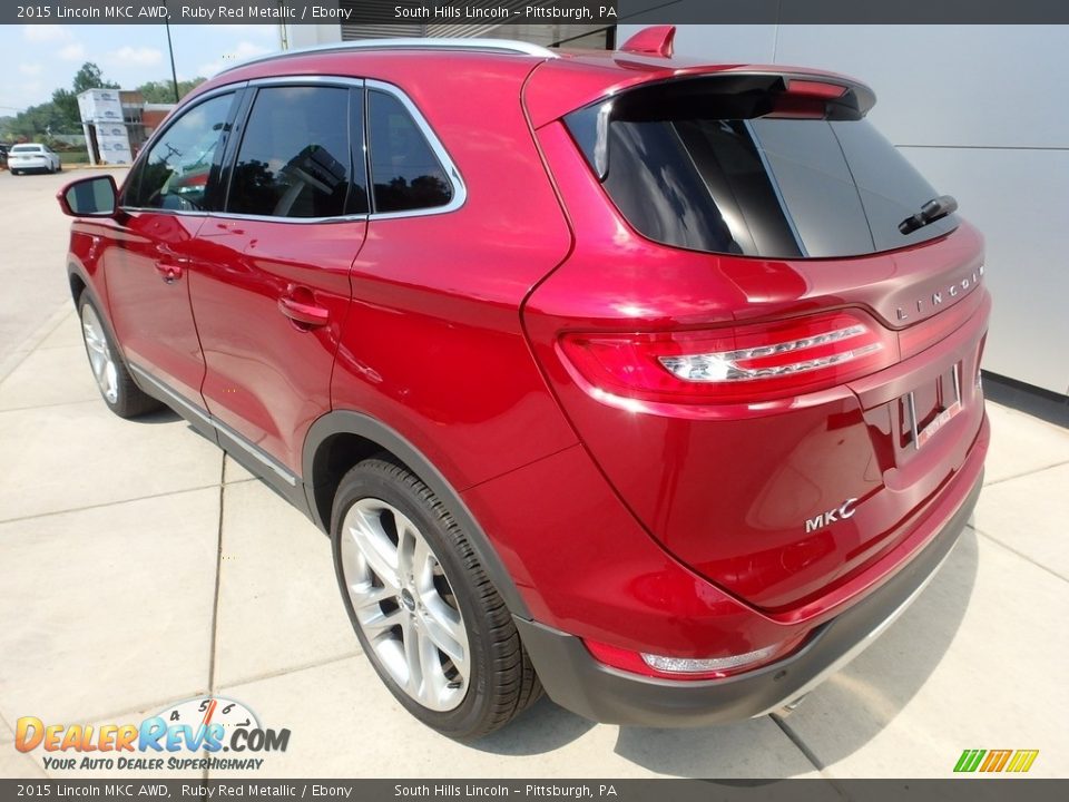 2015 Lincoln MKC AWD Ruby Red Metallic / Ebony Photo #3