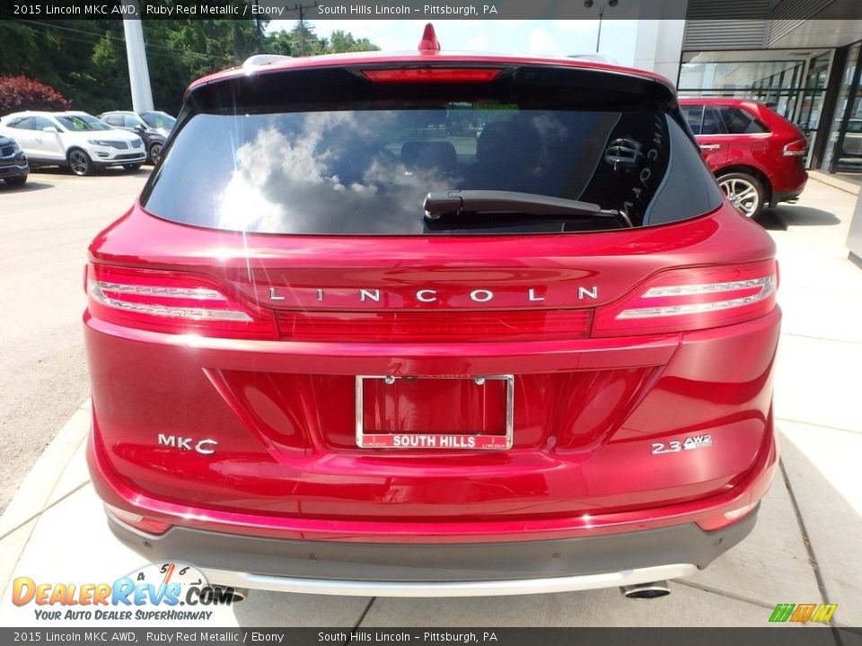 2015 Lincoln MKC AWD Ruby Red Metallic / Ebony Photo #4