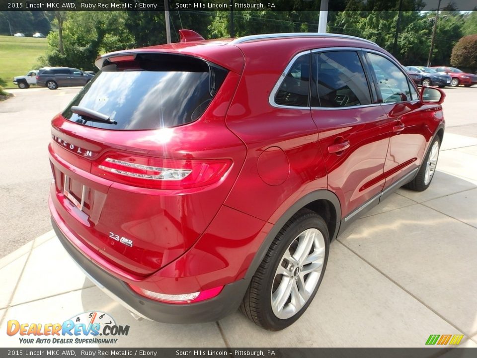 2015 Lincoln MKC AWD Ruby Red Metallic / Ebony Photo #6