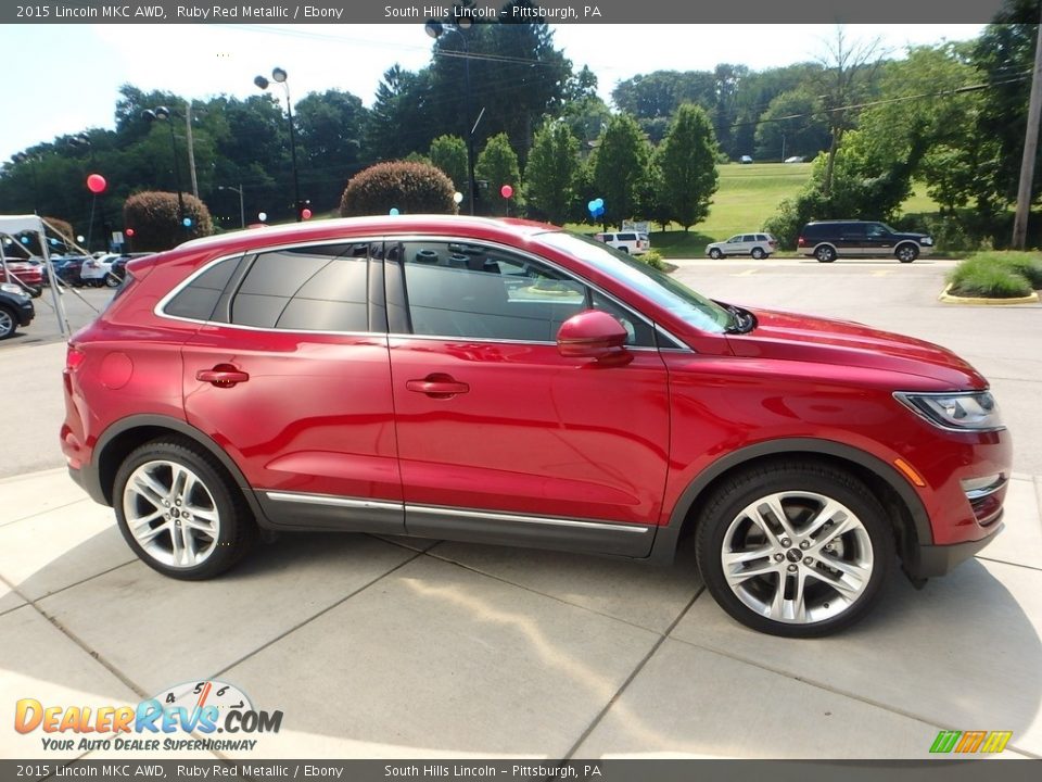 2015 Lincoln MKC AWD Ruby Red Metallic / Ebony Photo #7