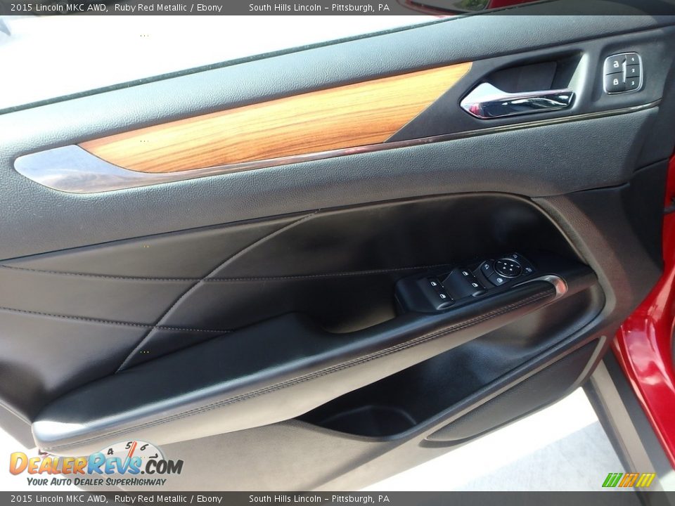 2015 Lincoln MKC AWD Ruby Red Metallic / Ebony Photo #19