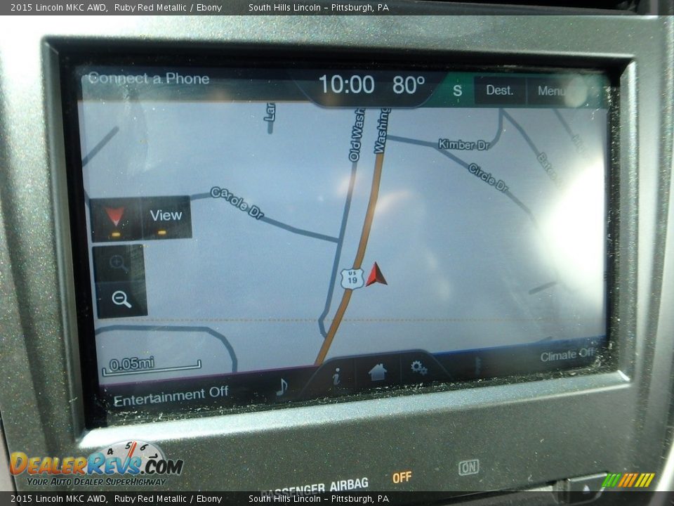 2015 Lincoln MKC AWD Ruby Red Metallic / Ebony Photo #21