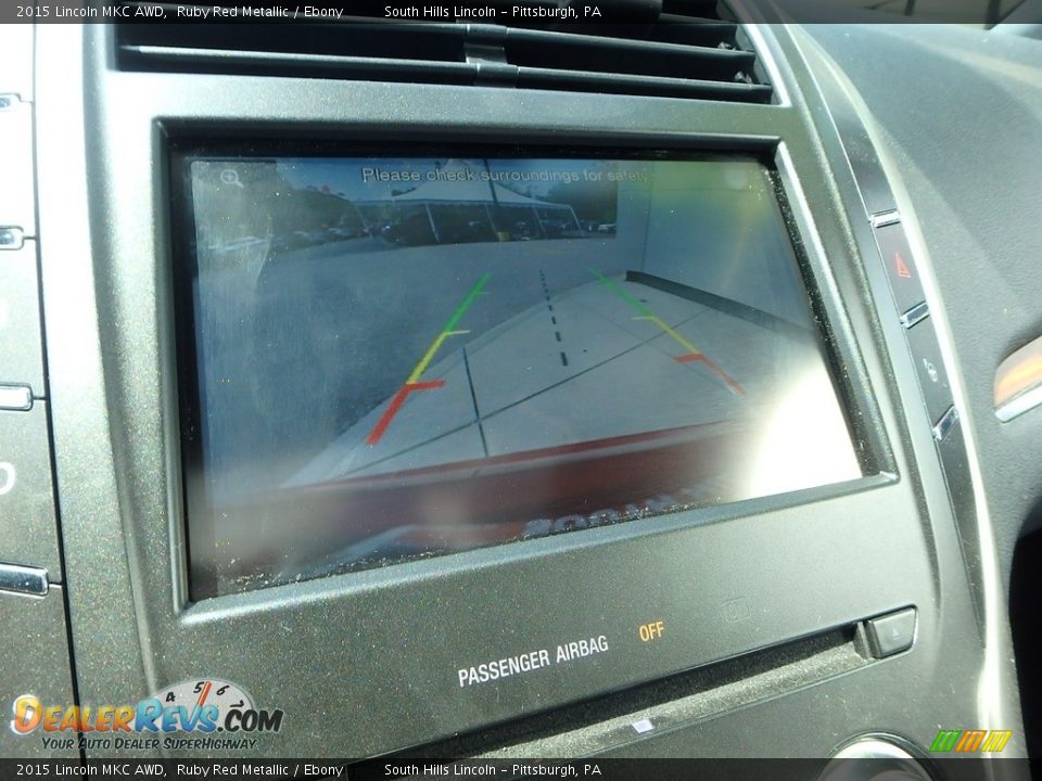 2015 Lincoln MKC AWD Ruby Red Metallic / Ebony Photo #25