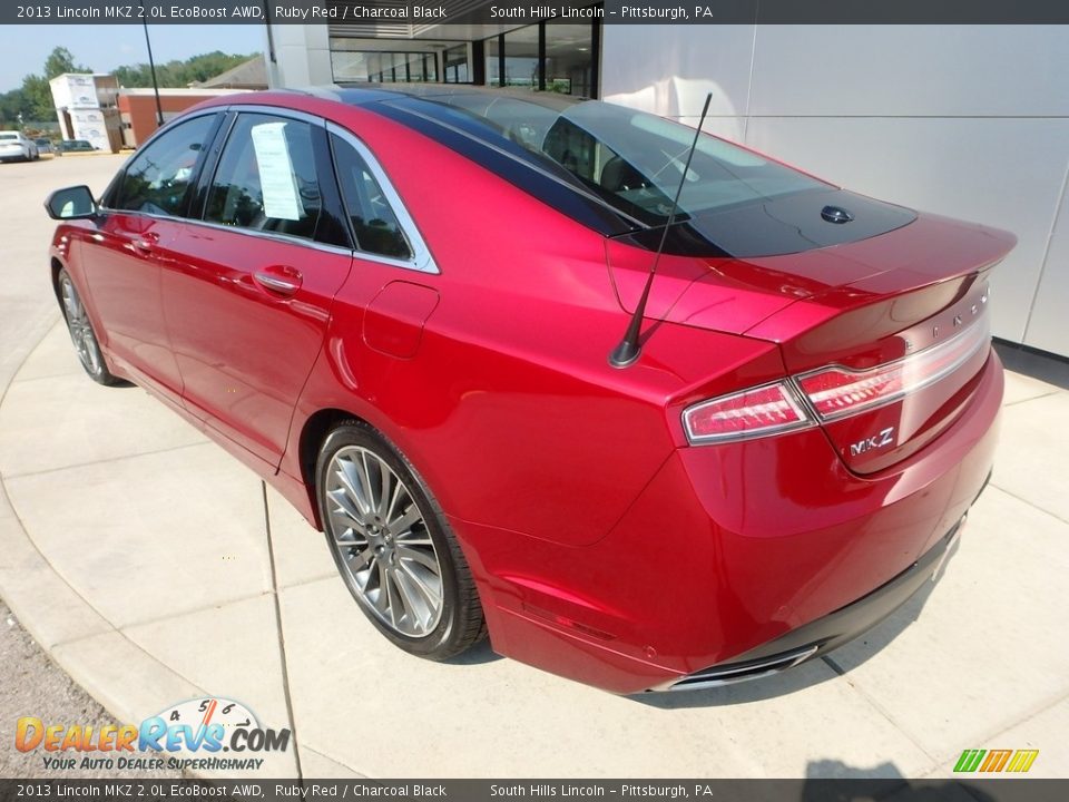 2013 Lincoln MKZ 2.0L EcoBoost AWD Ruby Red / Charcoal Black Photo #3
