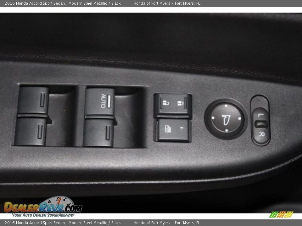 2016 Honda Accord Sport Sedan Modern Steel Metallic / Black Photo #7