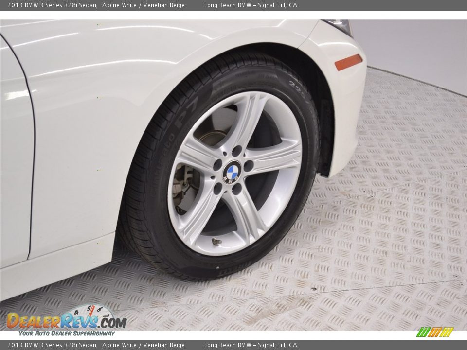 2013 BMW 3 Series 328i Sedan Alpine White / Venetian Beige Photo #9