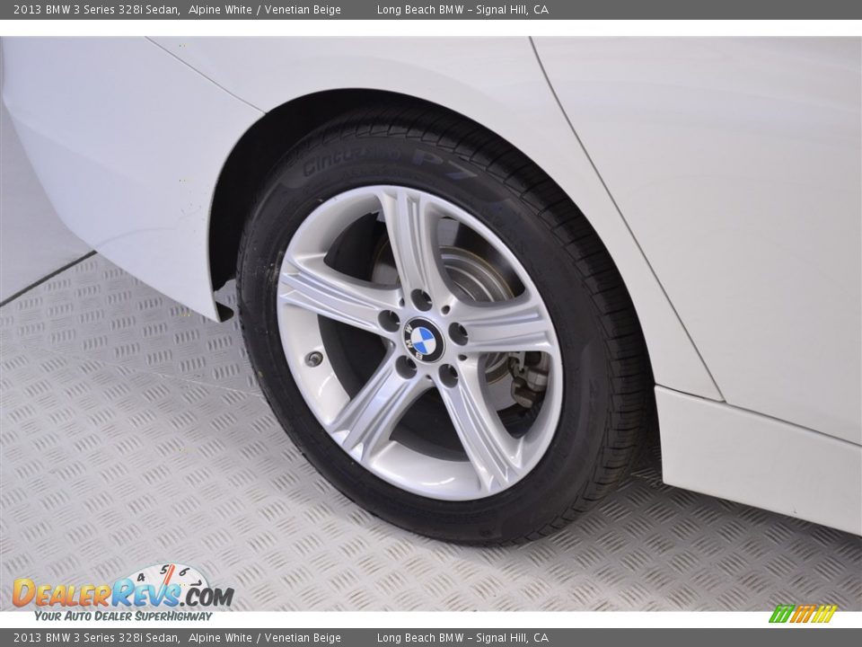 2013 BMW 3 Series 328i Sedan Alpine White / Venetian Beige Photo #10