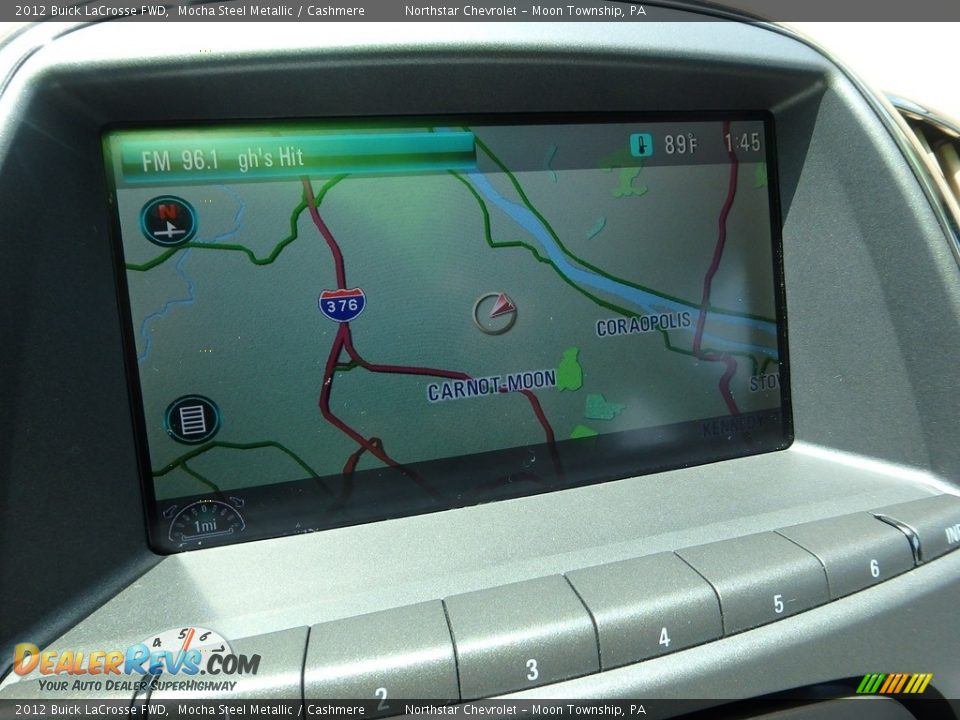 2012 Buick LaCrosse FWD Mocha Steel Metallic / Cashmere Photo #26