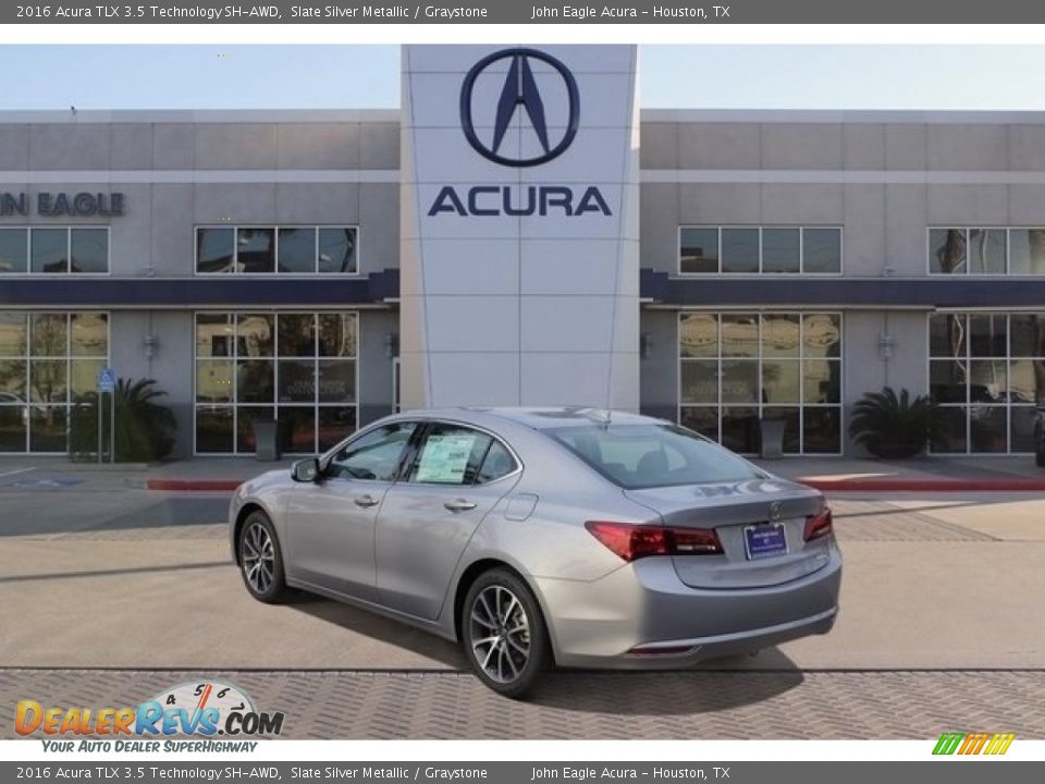 2016 Acura TLX 3.5 Technology SH-AWD Slate Silver Metallic / Graystone Photo #5