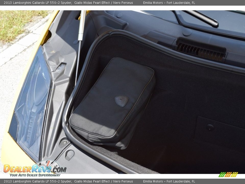 2013 Lamborghini Gallardo LP 550-2 Spyder Giallo Midas Pearl Effect / Nero Perseus Photo #52