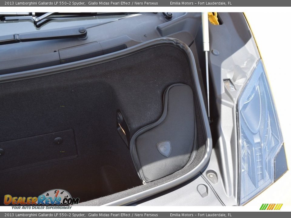 2013 Lamborghini Gallardo LP 550-2 Spyder Giallo Midas Pearl Effect / Nero Perseus Photo #53