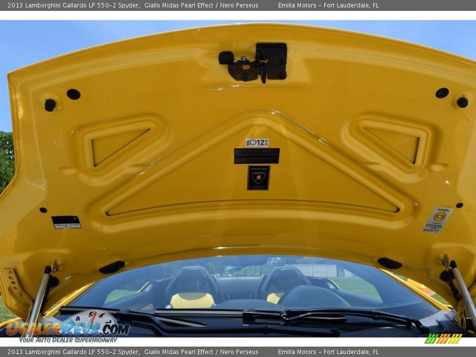 2013 Lamborghini Gallardo LP 550-2 Spyder Giallo Midas Pearl Effect / Nero Perseus Photo #55