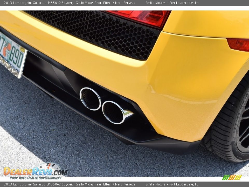 2013 Lamborghini Gallardo LP 550-2 Spyder Giallo Midas Pearl Effect / Nero Perseus Photo #59