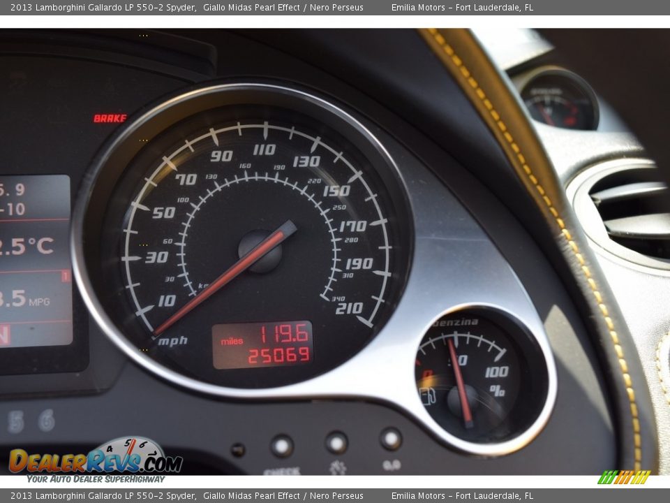 2013 Lamborghini Gallardo LP 550-2 Spyder Gauges Photo #63