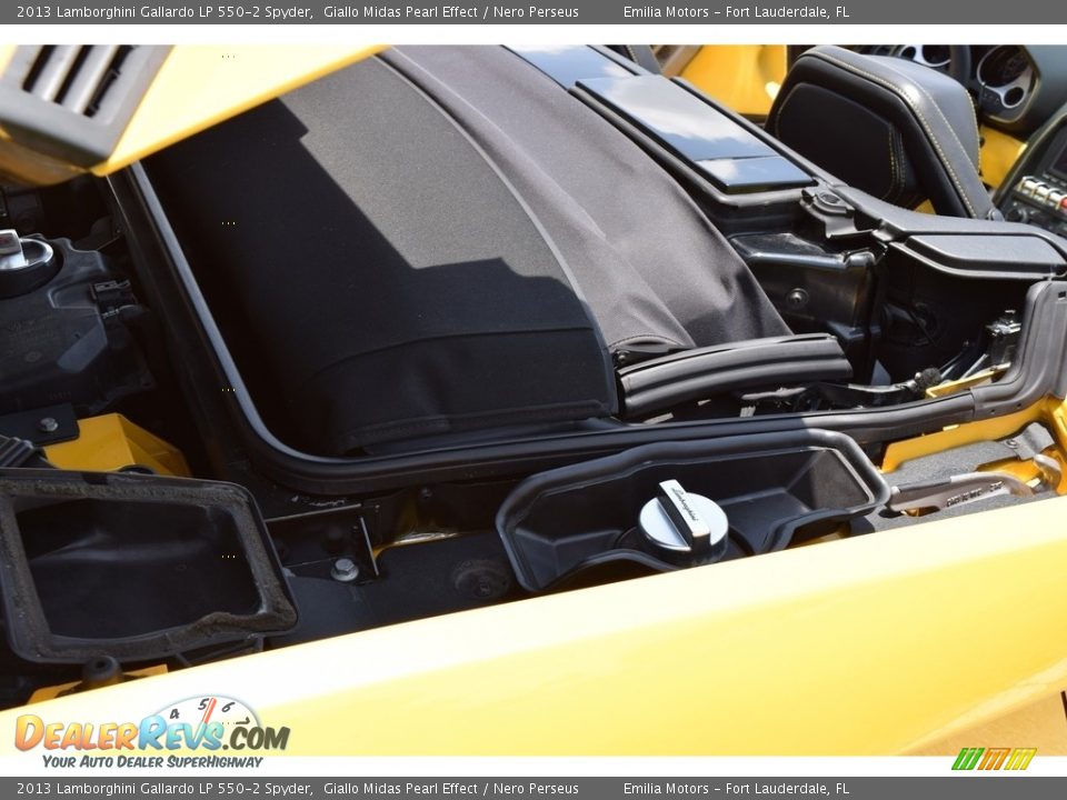 2013 Lamborghini Gallardo LP 550-2 Spyder Giallo Midas Pearl Effect / Nero Perseus Photo #68
