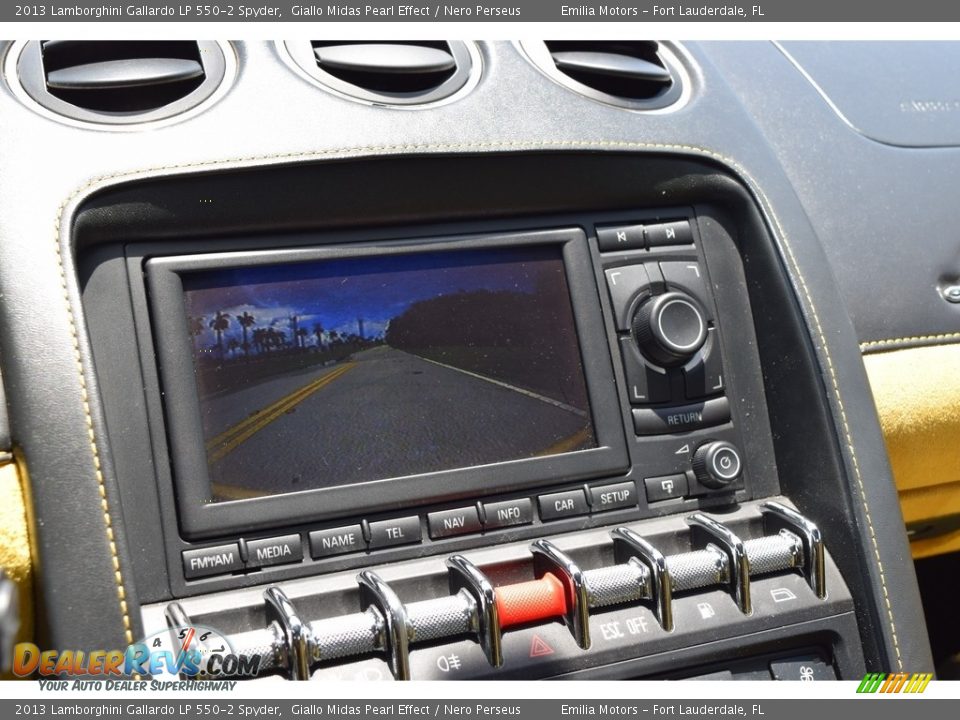 2013 Lamborghini Gallardo LP 550-2 Spyder Giallo Midas Pearl Effect / Nero Perseus Photo #69