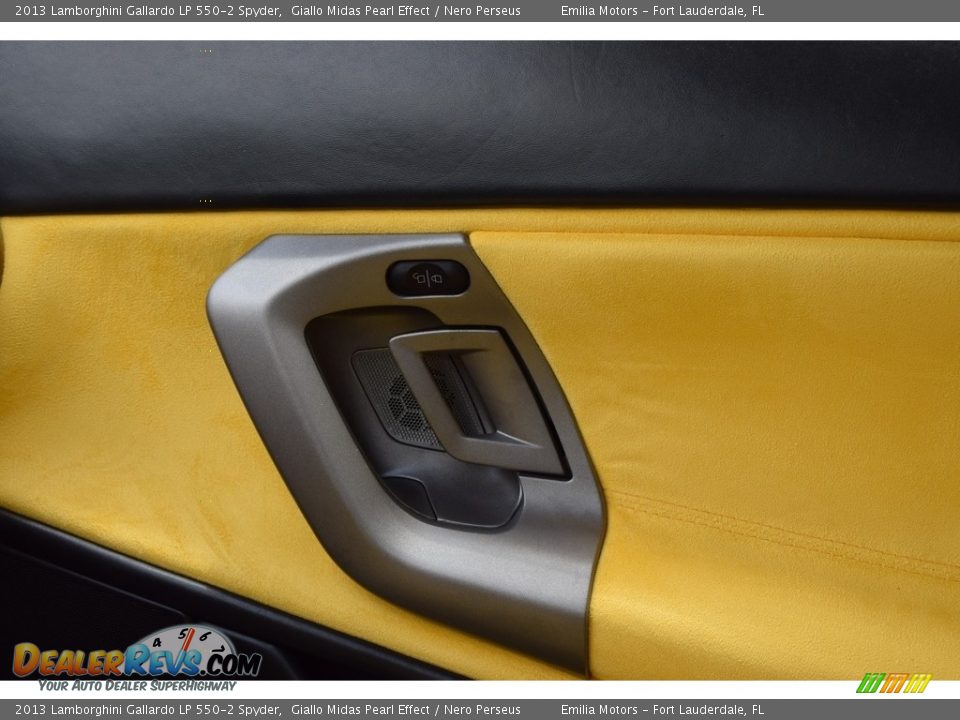 2013 Lamborghini Gallardo LP 550-2 Spyder Giallo Midas Pearl Effect / Nero Perseus Photo #75