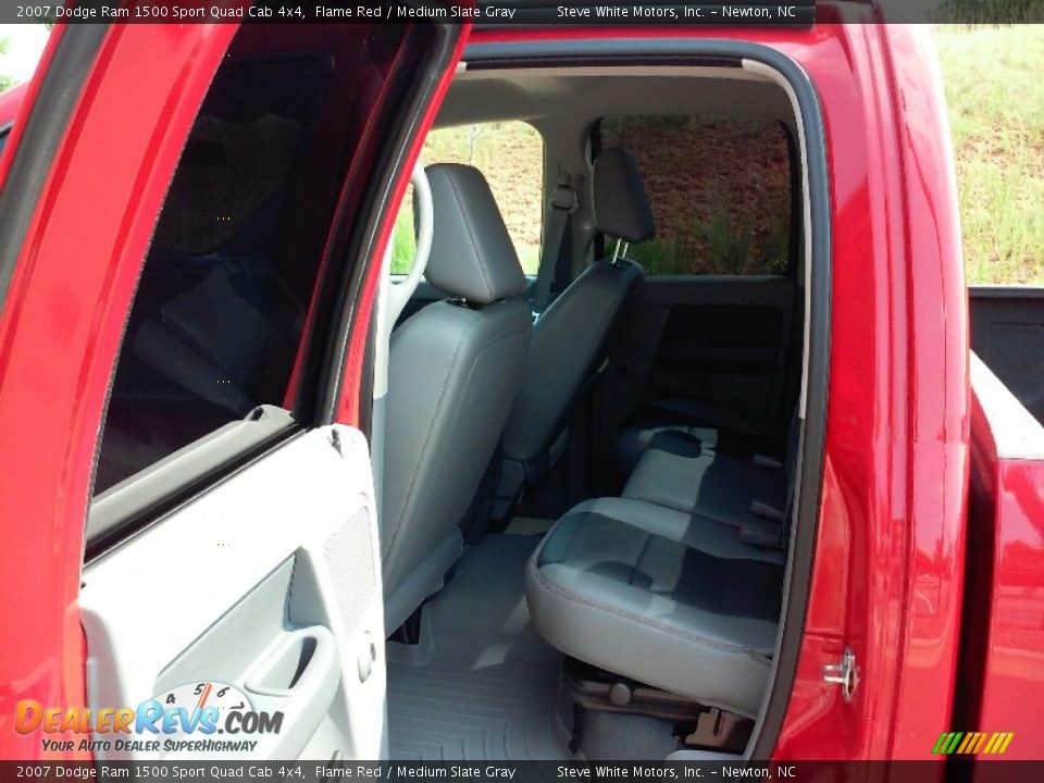 2007 Dodge Ram 1500 Sport Quad Cab 4x4 Flame Red / Medium Slate Gray Photo #9