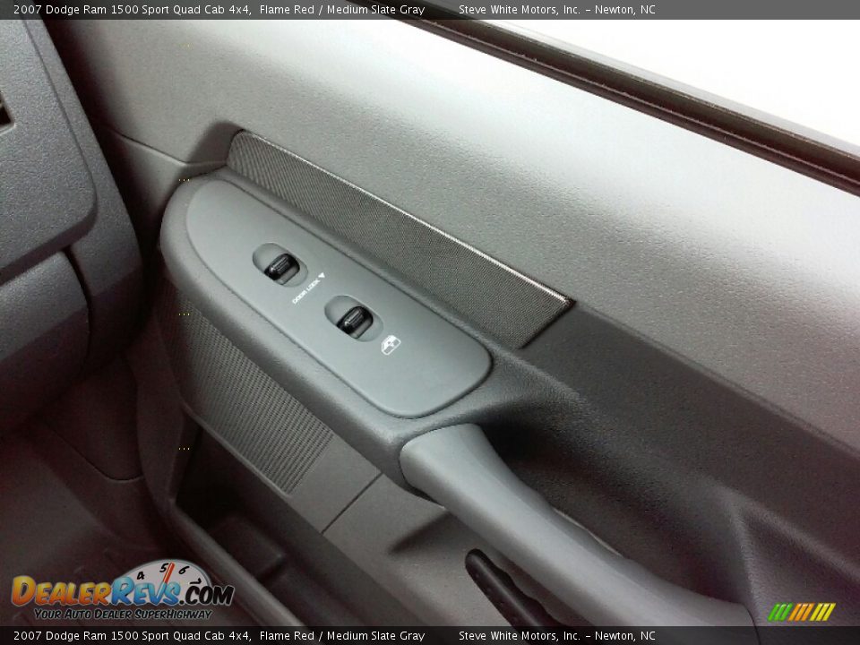 2007 Dodge Ram 1500 Sport Quad Cab 4x4 Flame Red / Medium Slate Gray Photo #14