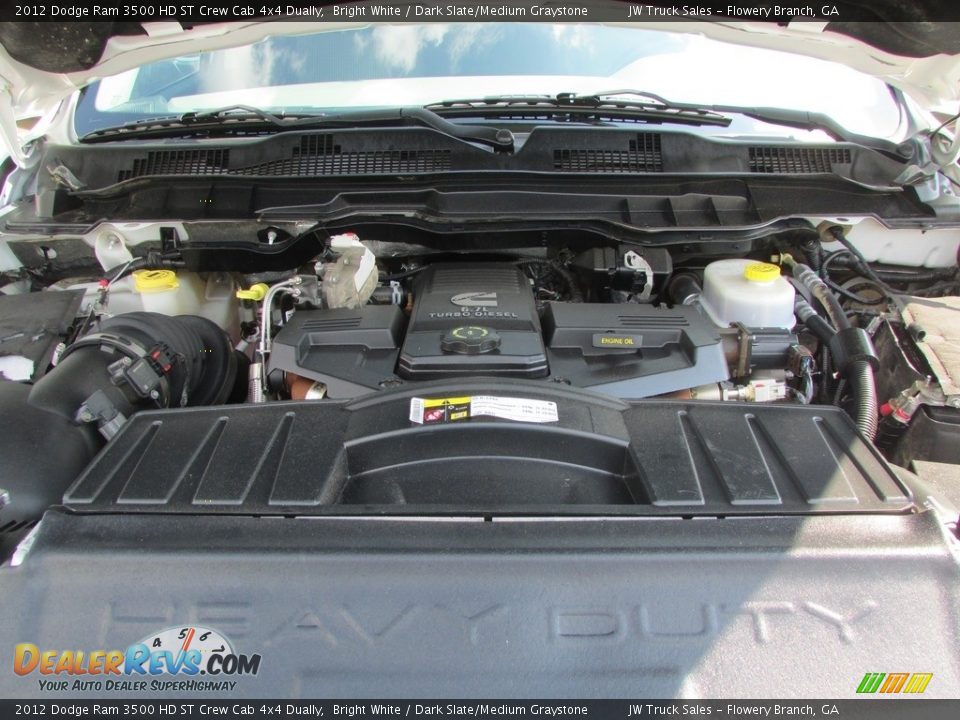 2012 Dodge Ram 3500 HD ST Crew Cab 4x4 Dually Bright White / Dark Slate/Medium Graystone Photo #13