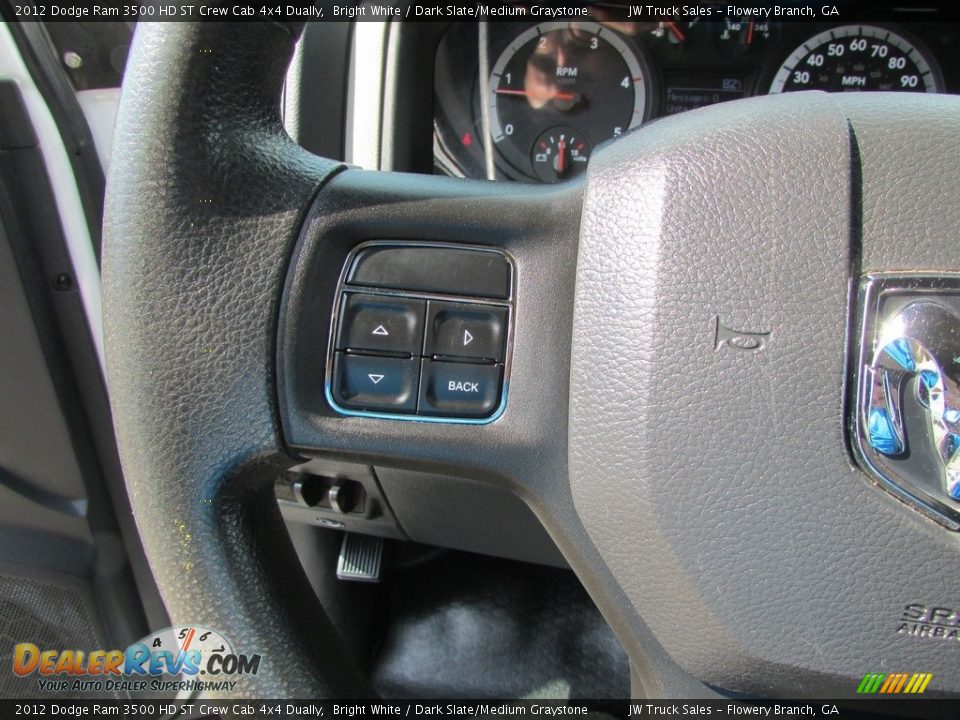 2012 Dodge Ram 3500 HD ST Crew Cab 4x4 Dually Bright White / Dark Slate/Medium Graystone Photo #21