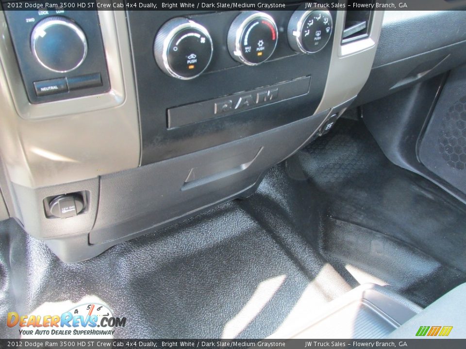2012 Dodge Ram 3500 HD ST Crew Cab 4x4 Dually Bright White / Dark Slate/Medium Graystone Photo #25