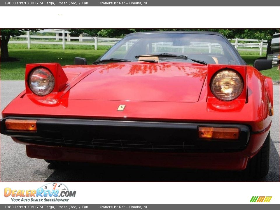 1980 Ferrari 308 GTSi Targa Rosso (Red) / Tan Photo #2