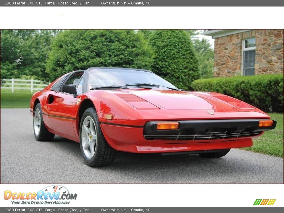 1980 Ferrari 308 GTSi Targa Rosso (Red) / Tan Photo #3