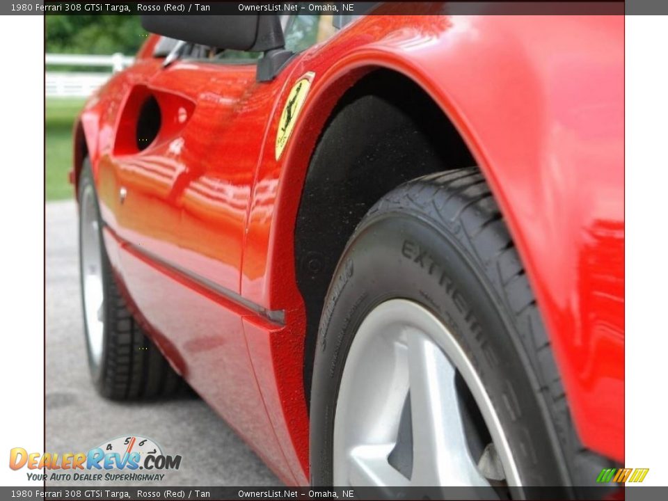 1980 Ferrari 308 GTSi Targa Rosso (Red) / Tan Photo #5