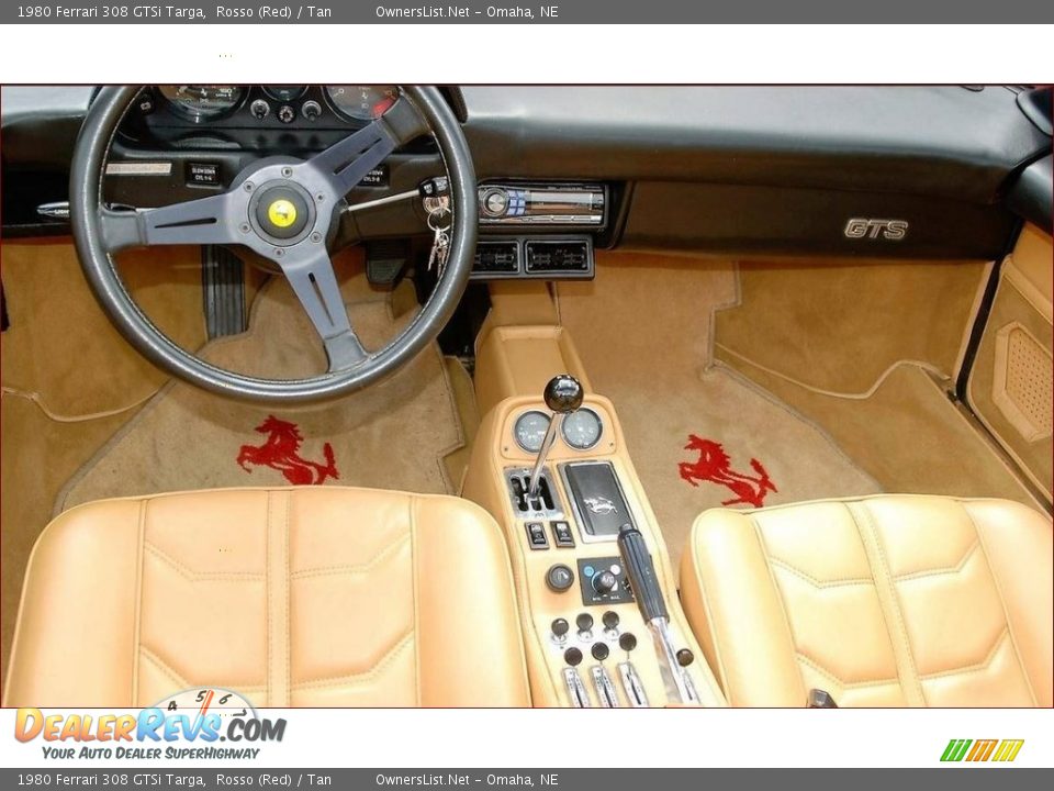 Tan Interior - 1980 Ferrari 308 GTSi Targa Photo #9