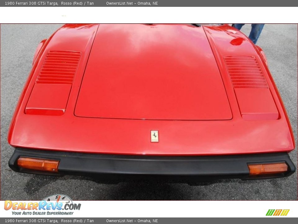 1980 Ferrari 308 GTSi Targa Rosso (Red) / Tan Photo #11