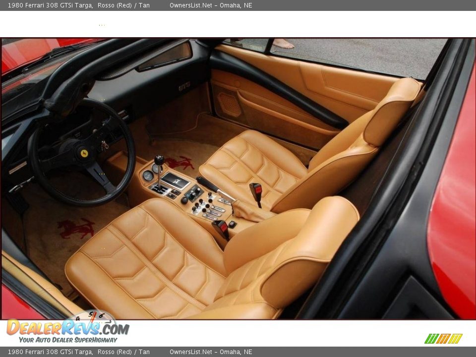 Front Seat of 1980 Ferrari 308 GTSi Targa Photo #12