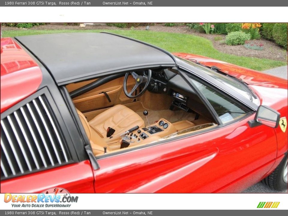 1980 Ferrari 308 GTSi Targa Rosso (Red) / Tan Photo #15