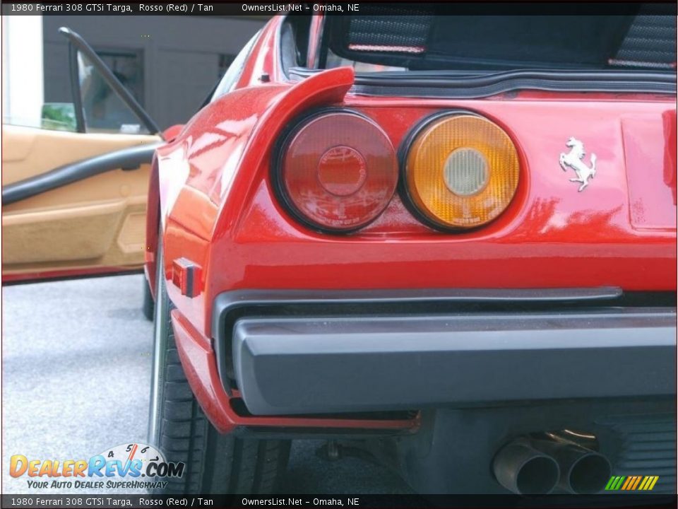 1980 Ferrari 308 GTSi Targa Rosso (Red) / Tan Photo #17