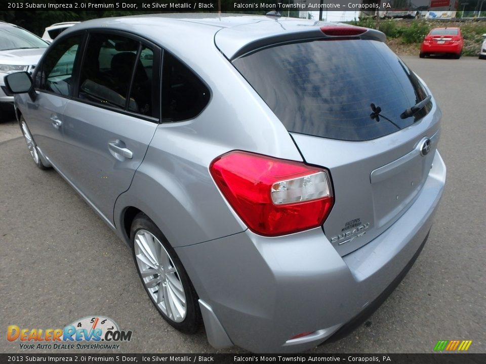 2013 Subaru Impreza 2.0i Premium 5 Door Ice Silver Metallic / Black Photo #5