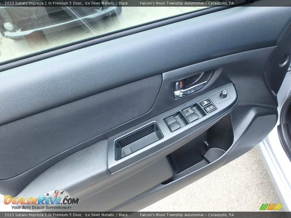 2013 Subaru Impreza 2.0i Premium 5 Door Ice Silver Metallic / Black Photo #19