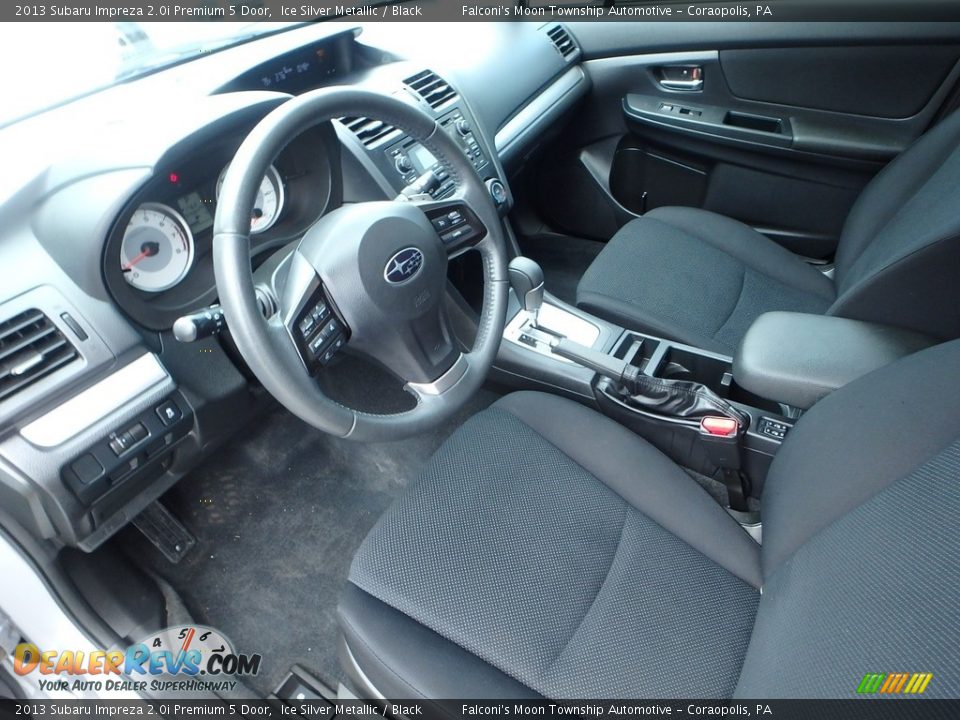 2013 Subaru Impreza 2.0i Premium 5 Door Ice Silver Metallic / Black Photo #20