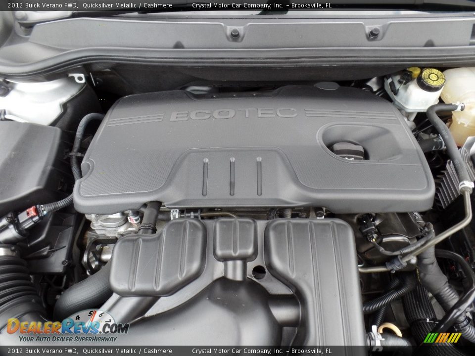 2012 Buick Verano FWD Quicksilver Metallic / Cashmere Photo #16