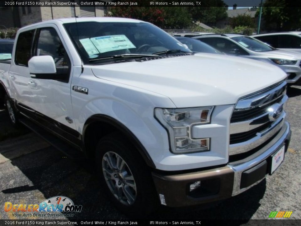 2016 Ford F150 King Ranch SuperCrew Oxford White / King Ranch Java Photo #2