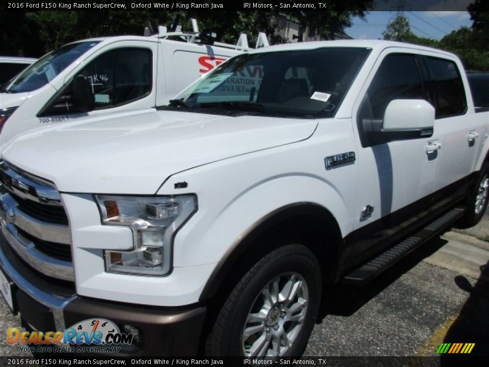 2016 Ford F150 King Ranch SuperCrew Oxford White / King Ranch Java Photo #3
