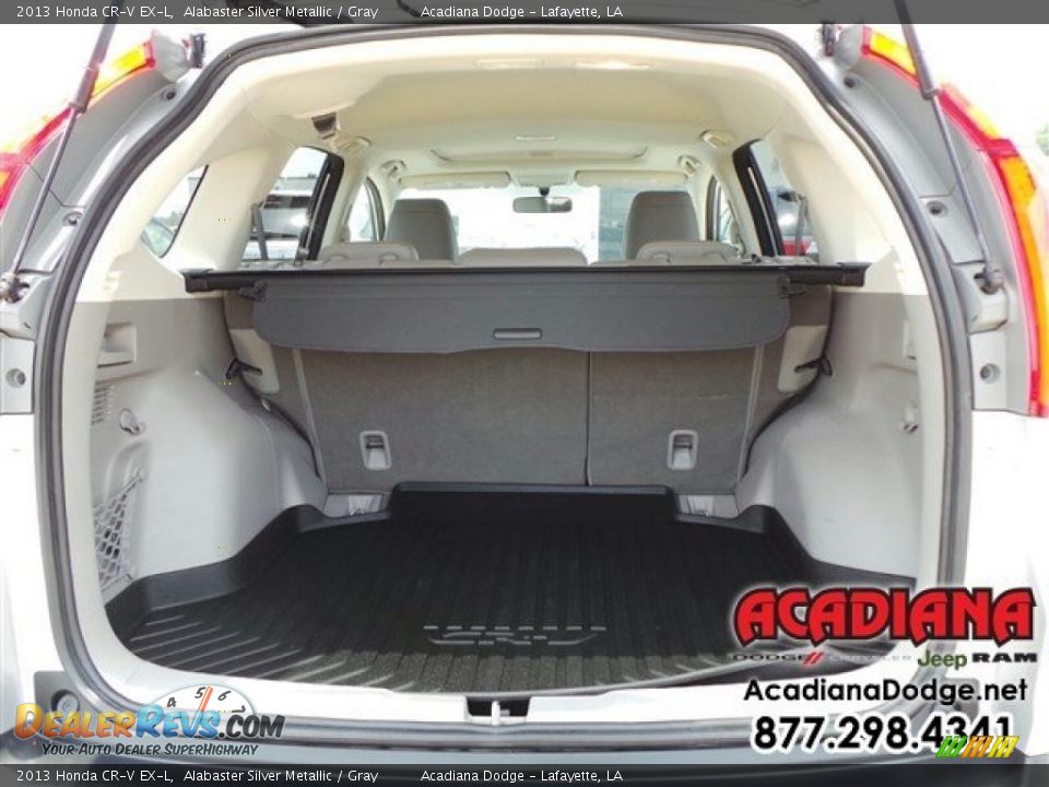 2013 Honda CR-V EX-L Alabaster Silver Metallic / Gray Photo #7