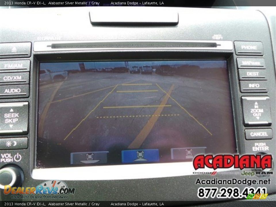 2013 Honda CR-V EX-L Alabaster Silver Metallic / Gray Photo #30