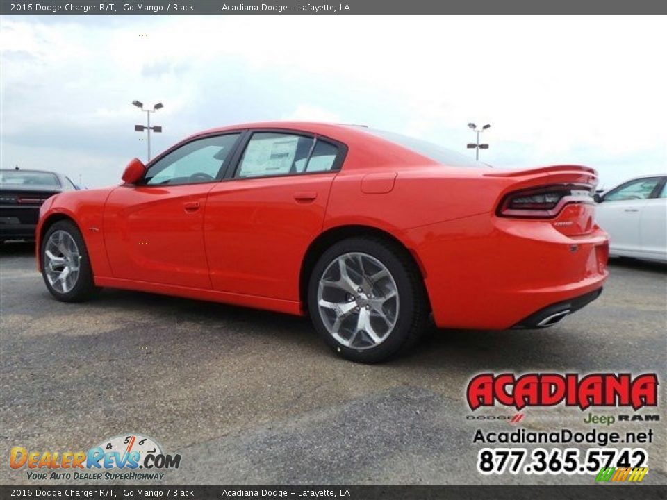 2016 Dodge Charger R/T Go Mango / Black Photo #2