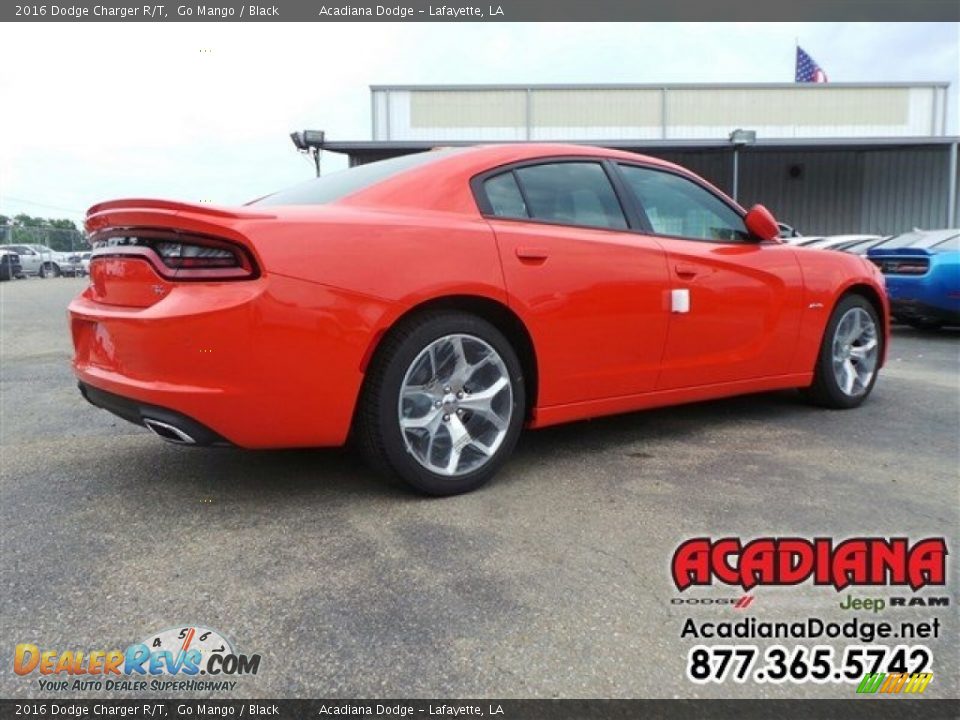 2016 Dodge Charger R/T Go Mango / Black Photo #3