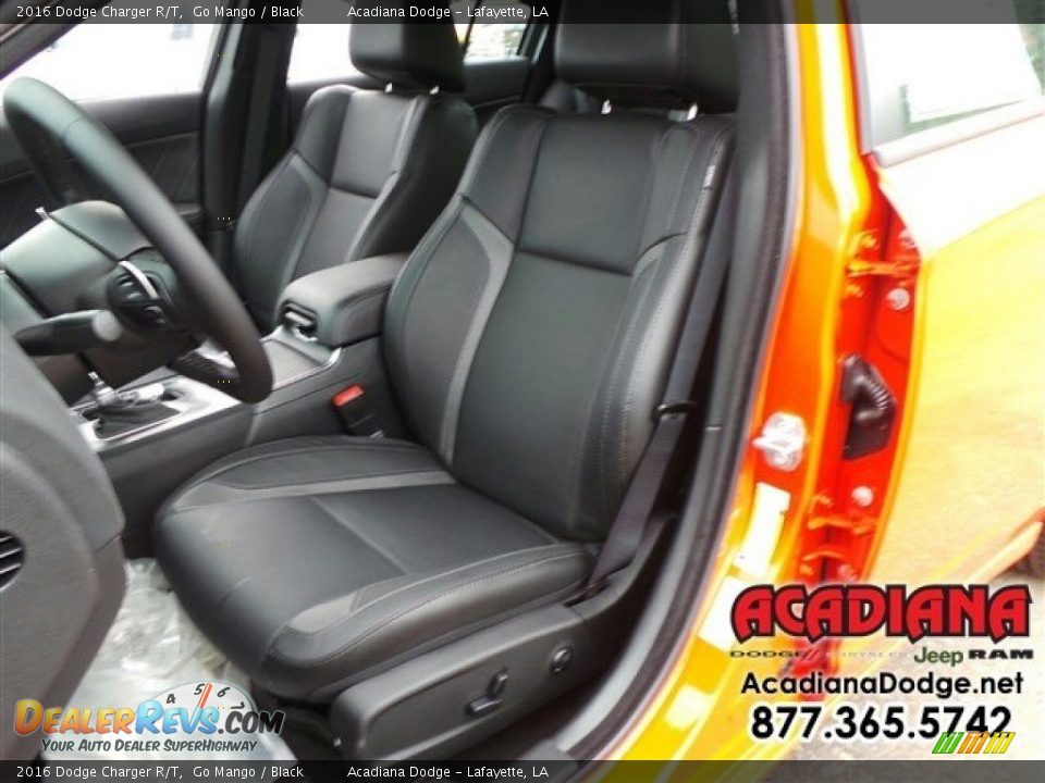 2016 Dodge Charger R/T Go Mango / Black Photo #5