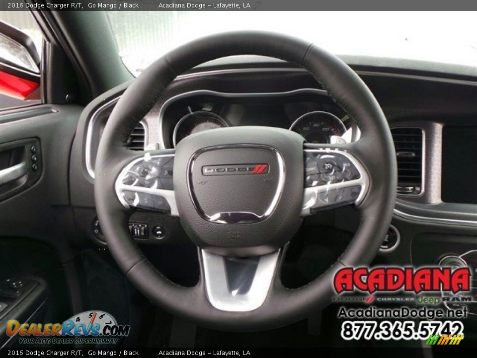 2016 Dodge Charger R/T Go Mango / Black Photo #6