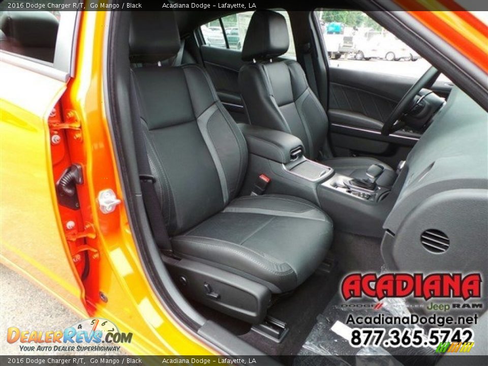 2016 Dodge Charger R/T Go Mango / Black Photo #12
