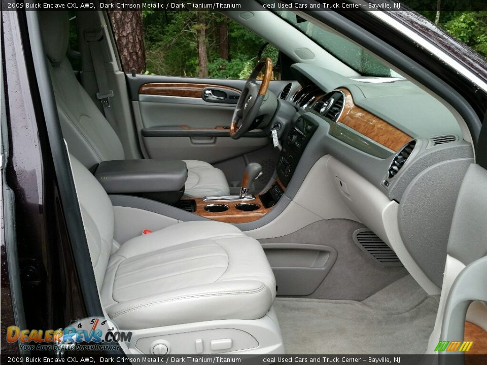 2009 Buick Enclave CXL AWD Dark Crimson Metallic / Dark Titanium/Titanium Photo #9